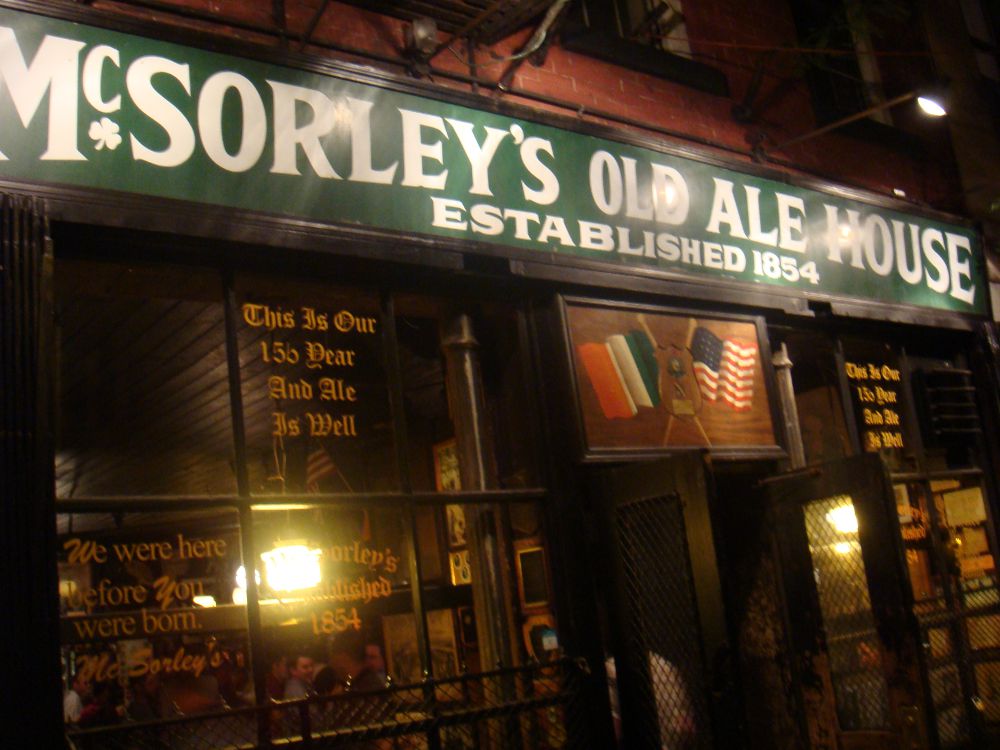 McSorley’s Old Ale House Thoughts on Beer